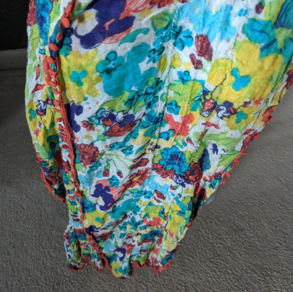 Disney Parks Mickey & Minnie Ball Fringe Scarf